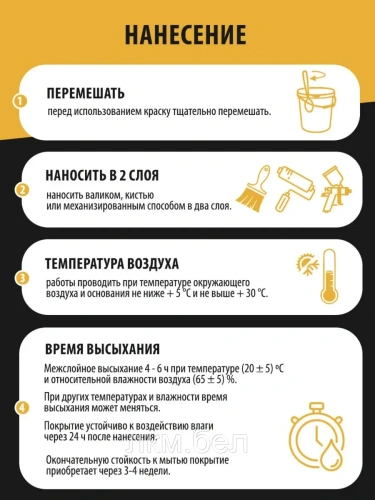 Краска интерьерная Condor Color Matt C047 Flat White 2,5л фото 6