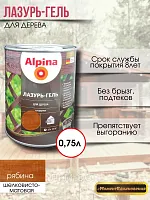 Лазурь-гель для дерева Альпина 0,75 л (прозрачная)