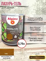 Лазурь-гель для дерева Альпина 0,75 л (прозрачная)