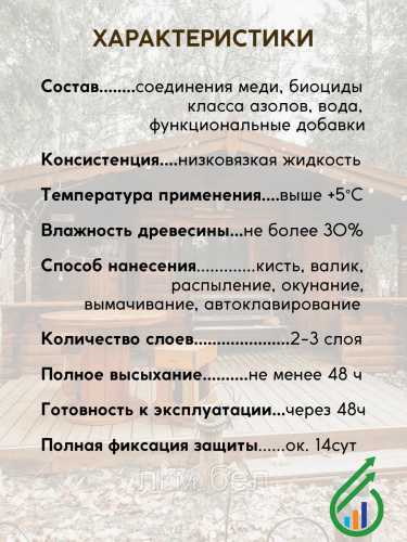 Биоконтакт Goldbastik BB26 защита древесины 5л фото 4