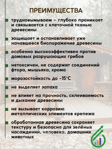 Биоконтакт Goldbastik BB26 защита древесины 5л фото 3
